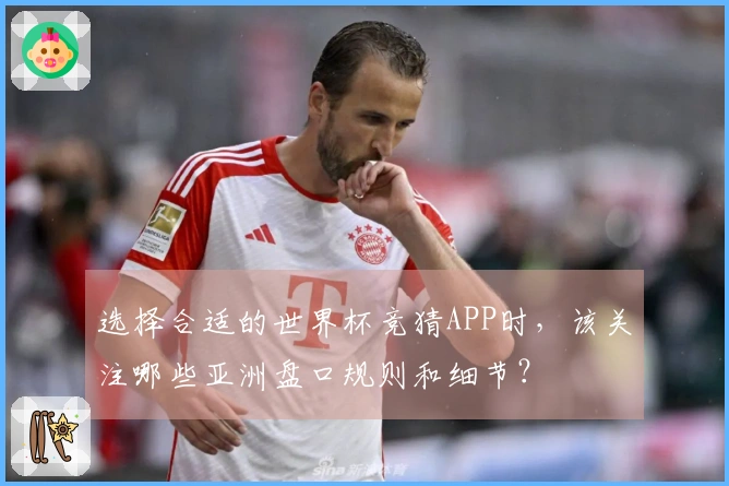 选择合适的世界杯竞猜APP时，该关注哪些亚洲盘口规则和细节？